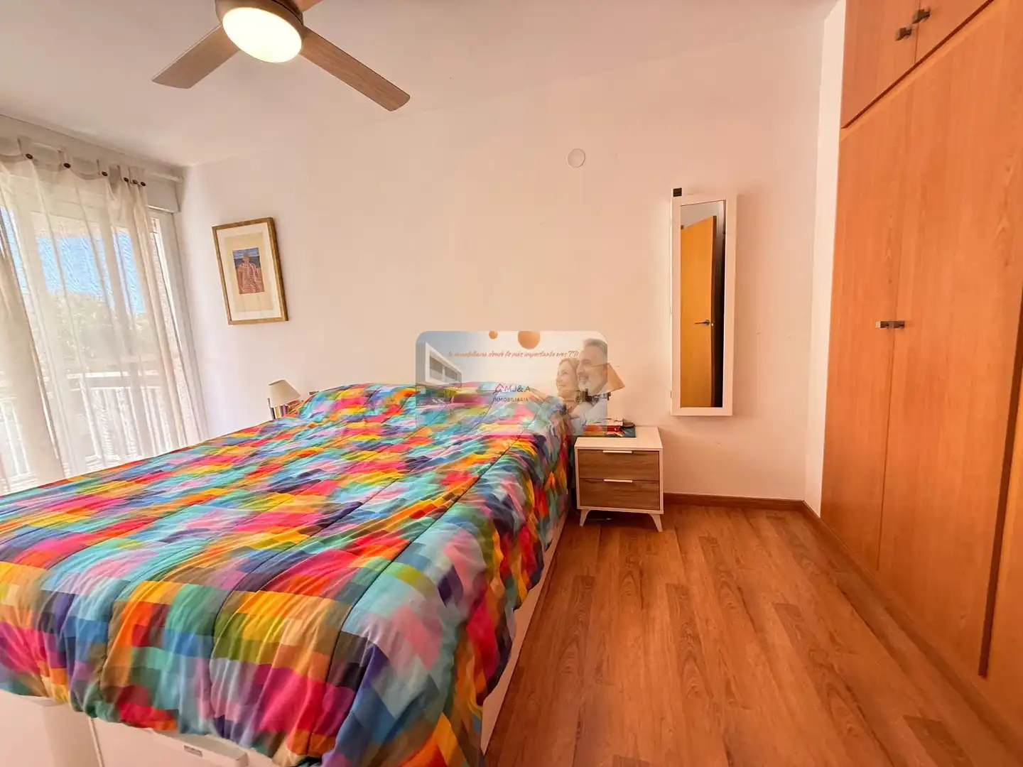 Schlafzimmer von Haus oder Chalet zum Verkauf in Benicasim / Benicàssim mit Klimaanlage, Heizung und Terrasse