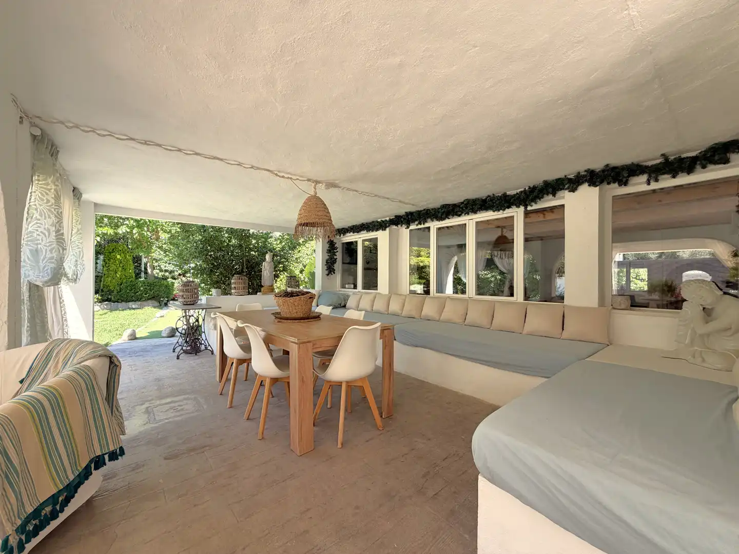 Terrassa de Casa o xalet en venda en Náquera amb Aire condicionat, Jardí privat i Terrassa
