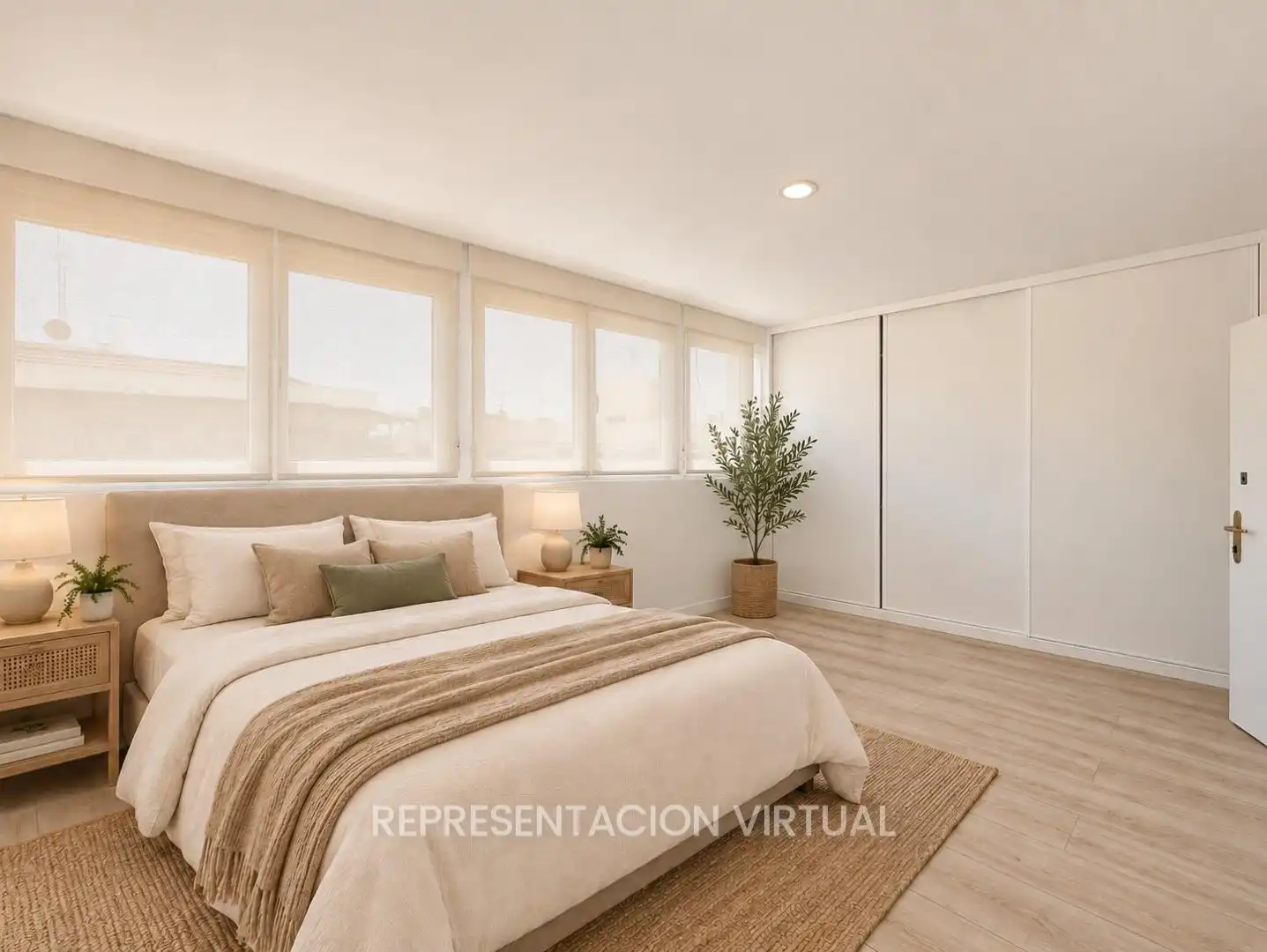 Bedroom of Attic for sale in Madrid  with Heating, Terrace and Alarm