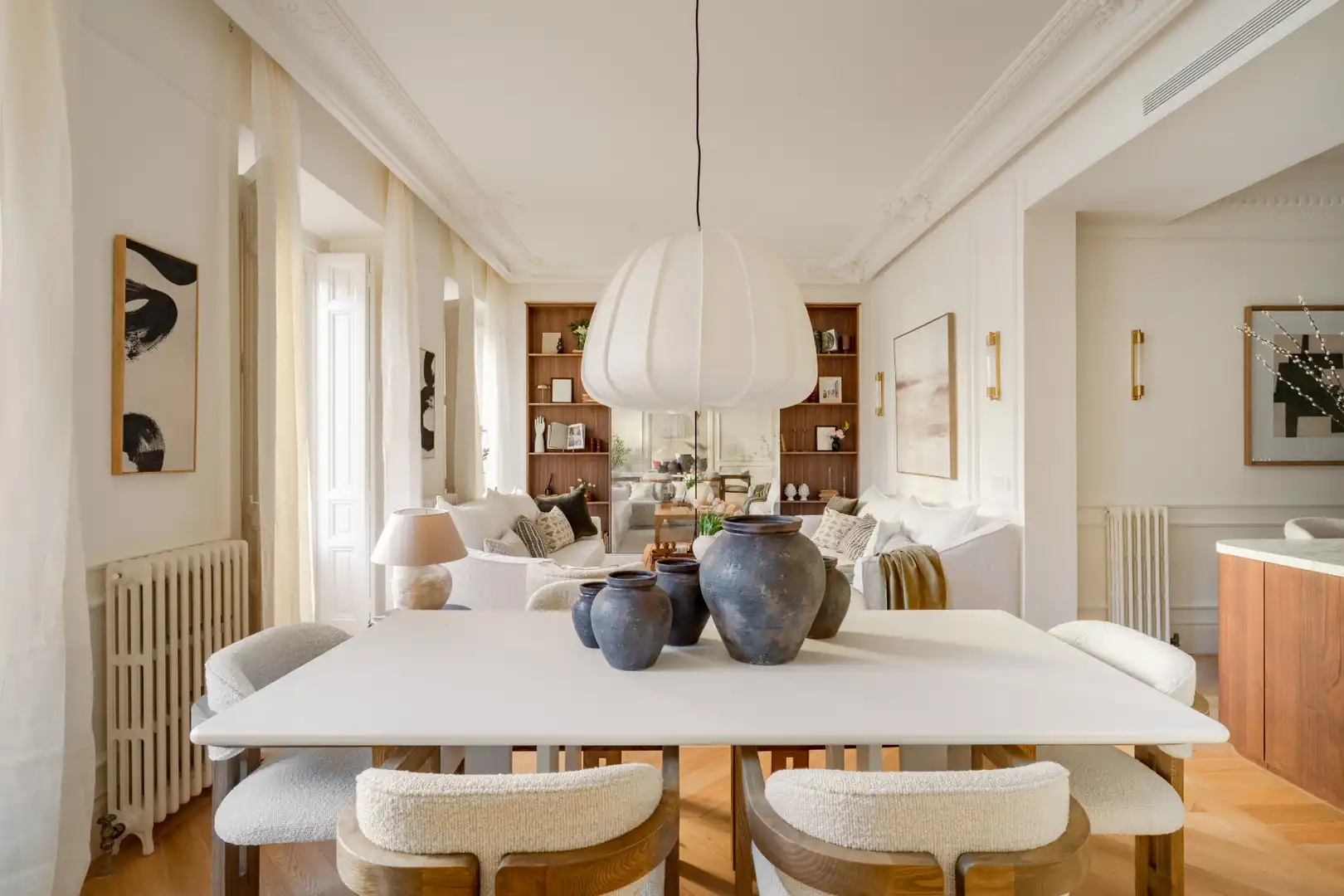 Dining room of Flat for sale in Madrid  with Air Conditioner, Heating and Parquet flooring