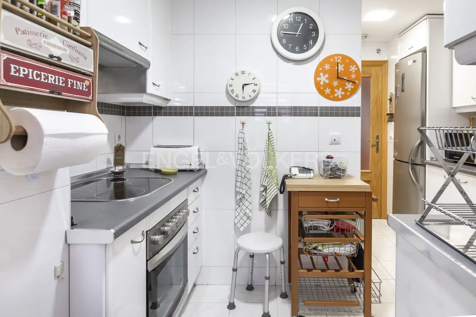 Küche von Wohnung zur Miete in Alcorcón mit Klimaanlage, Heizung und Parkett
