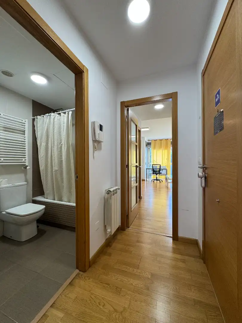 Apartamento de alquiler en Santiago de Compostela  con Calefacción, Trastero y Amueblado