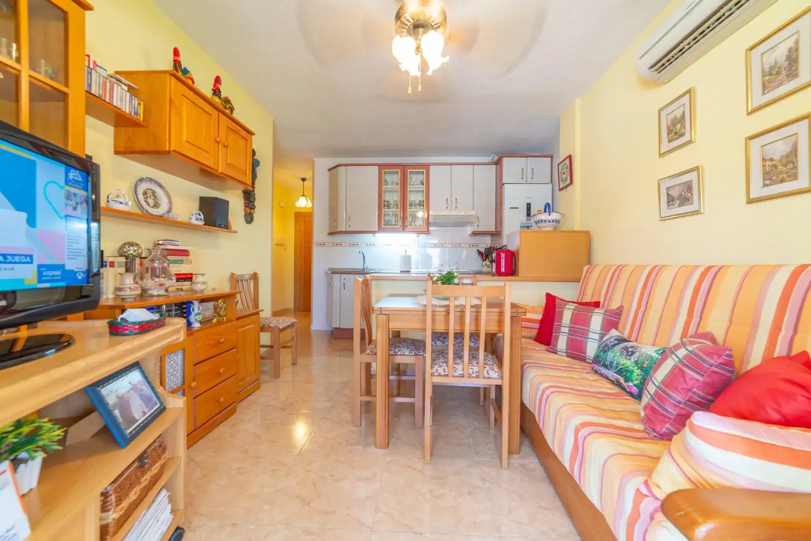Cuina de Apartament en venda en San Javier amb Aire condicionat, Jardí privat i Terrassa