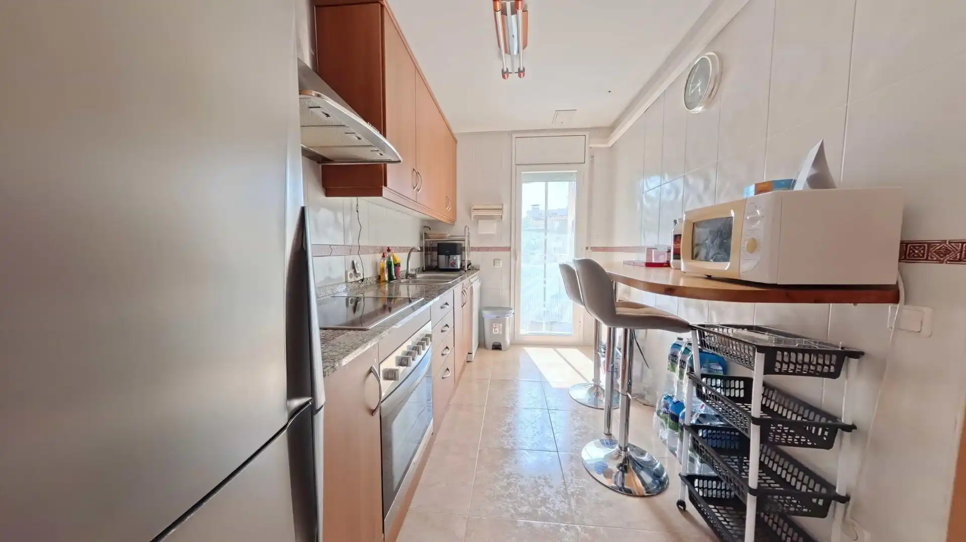 Küche von Wohnung zum Verkauf in Sant Jaume dels Domenys mit Heizung, Schwimmbad und Balkon