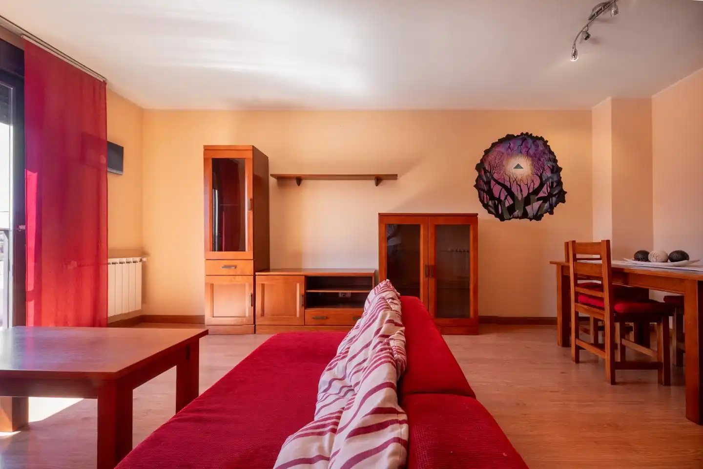 Sala de estar de Casa adosada de alquiler en Ávila con Calefacción, Parquet y Terraza