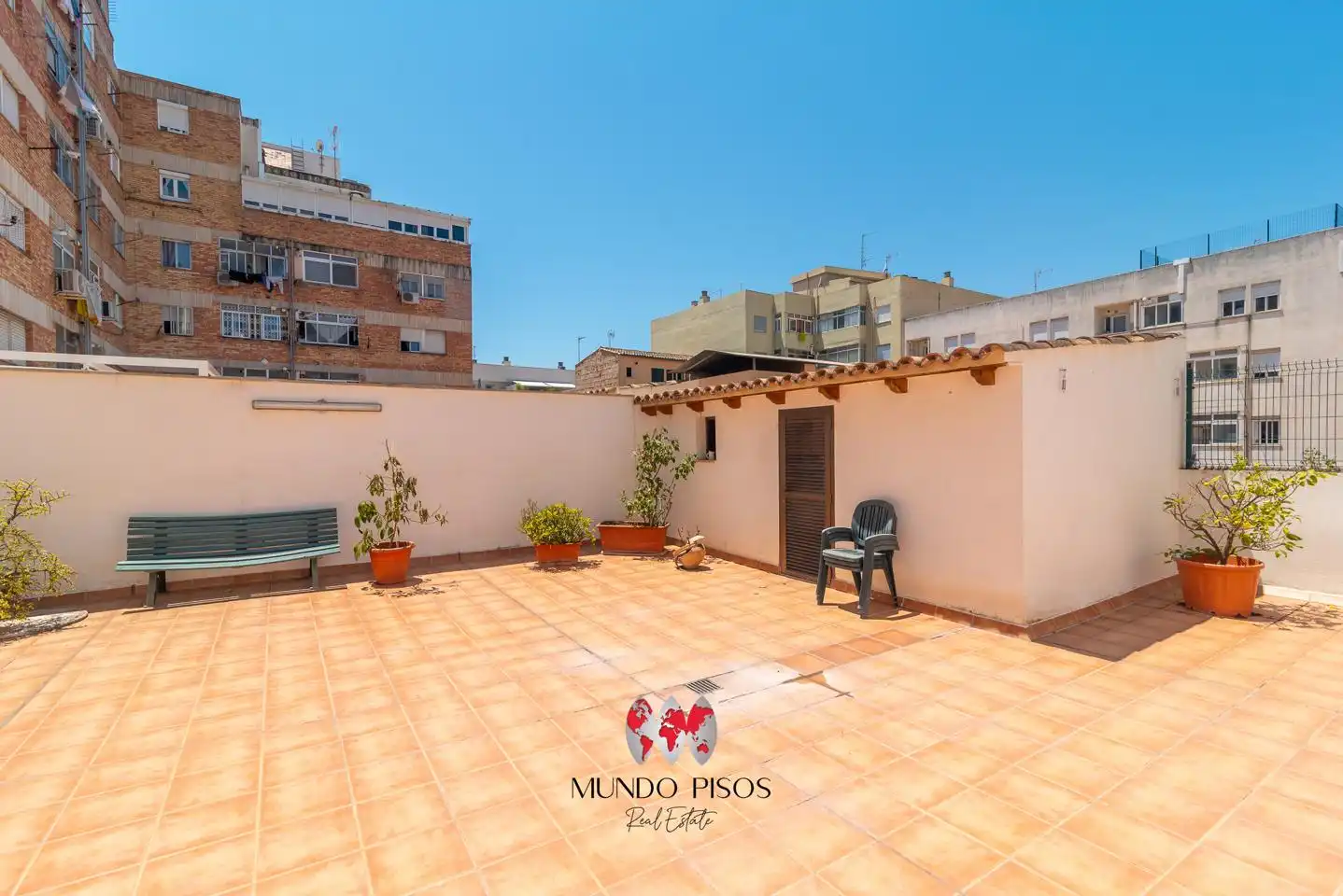 Terrace of Flat for sale in  Palma de Mallorca  with Air Conditioner, Heating and Parquet flooring