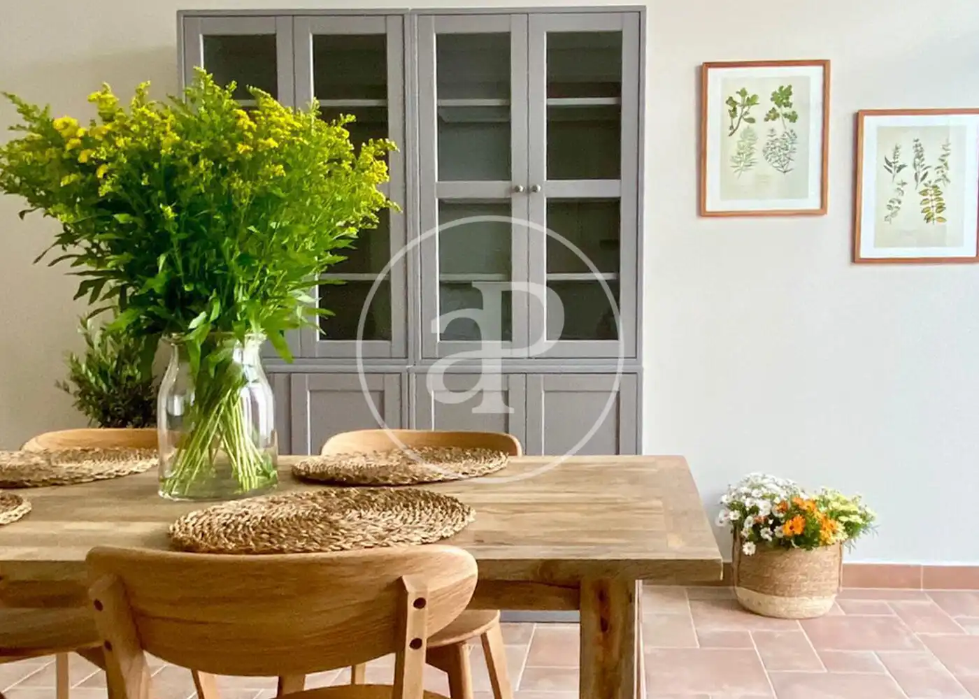 Dining room of Houses for sale in Calella  with Heating, Terrace and Furnished