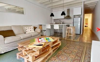 Sala d'estar de Pis de lloguer en  Barcelona Capital amb Aire condicionat, Calefacció i Terrassa