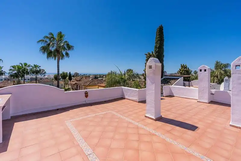 Terrace of Detached homes for rent in Estepona  with Air Conditioner, Heating and Terrace