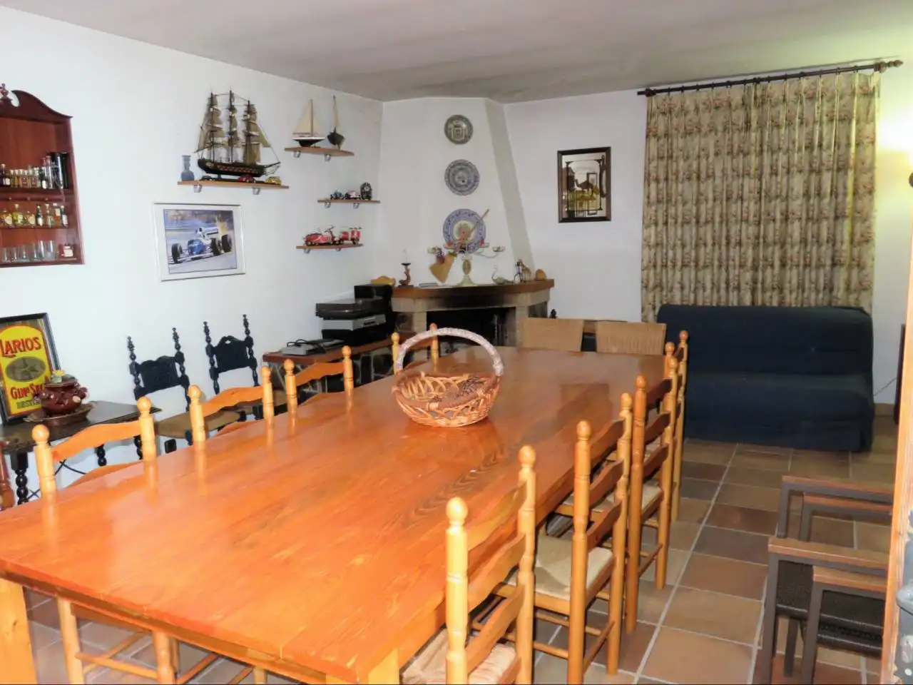 Comedor de Finca rústica en venta en Vallromanes con Calefacción, Jardín privado y Amueblado