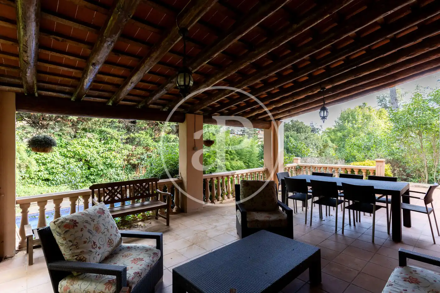 Terraza de Casa o chalet en venta en Cerdanyola del Vallès con Aire acondicionado, Calefacción y Jardín privado