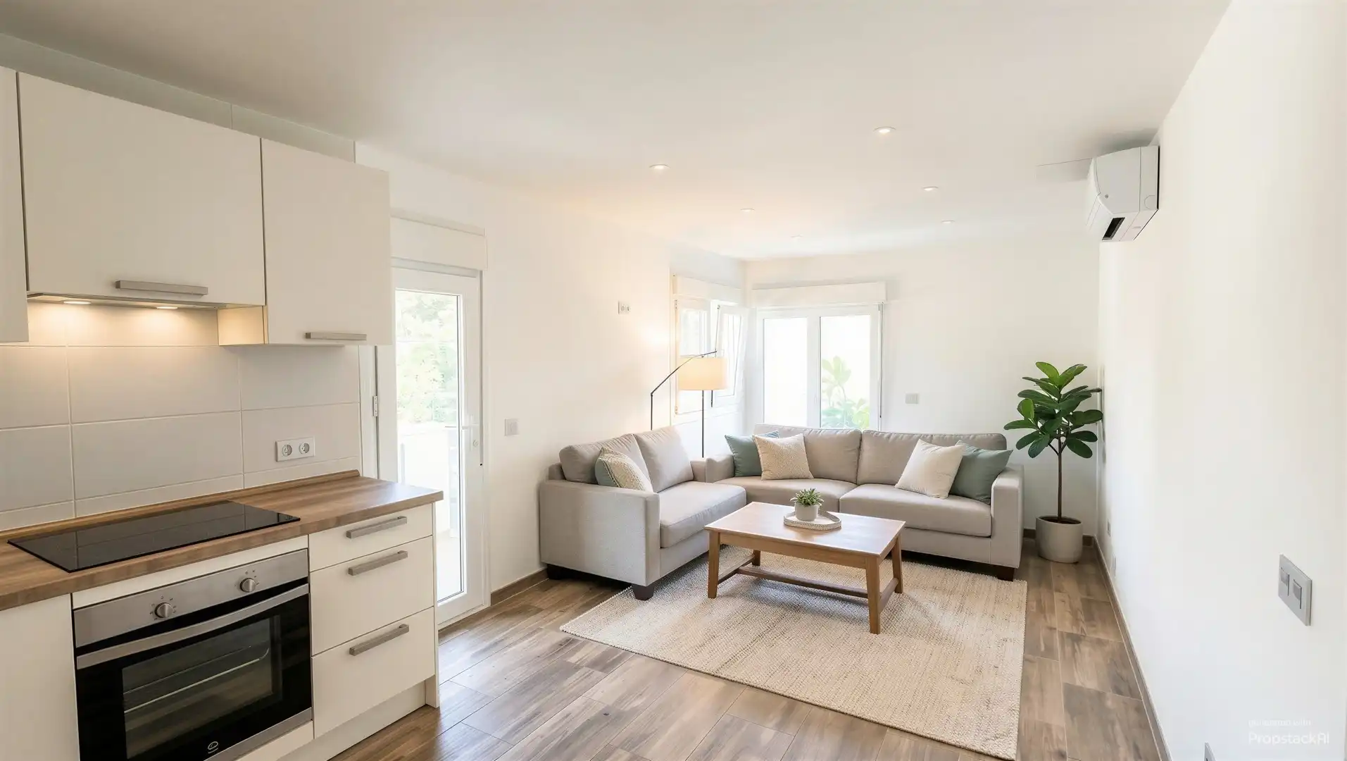 Sala d'estar de Apartament en venda en  Palma de Mallorca amb Aire condicionat i Terrassa