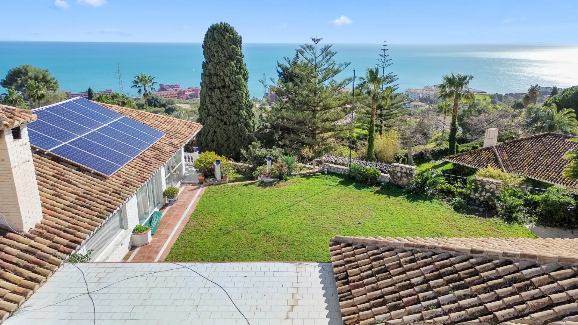 Jardín de Casa o chalet en venta en Benalmádena con Aire acondicionado, Jardín privado y Terraza