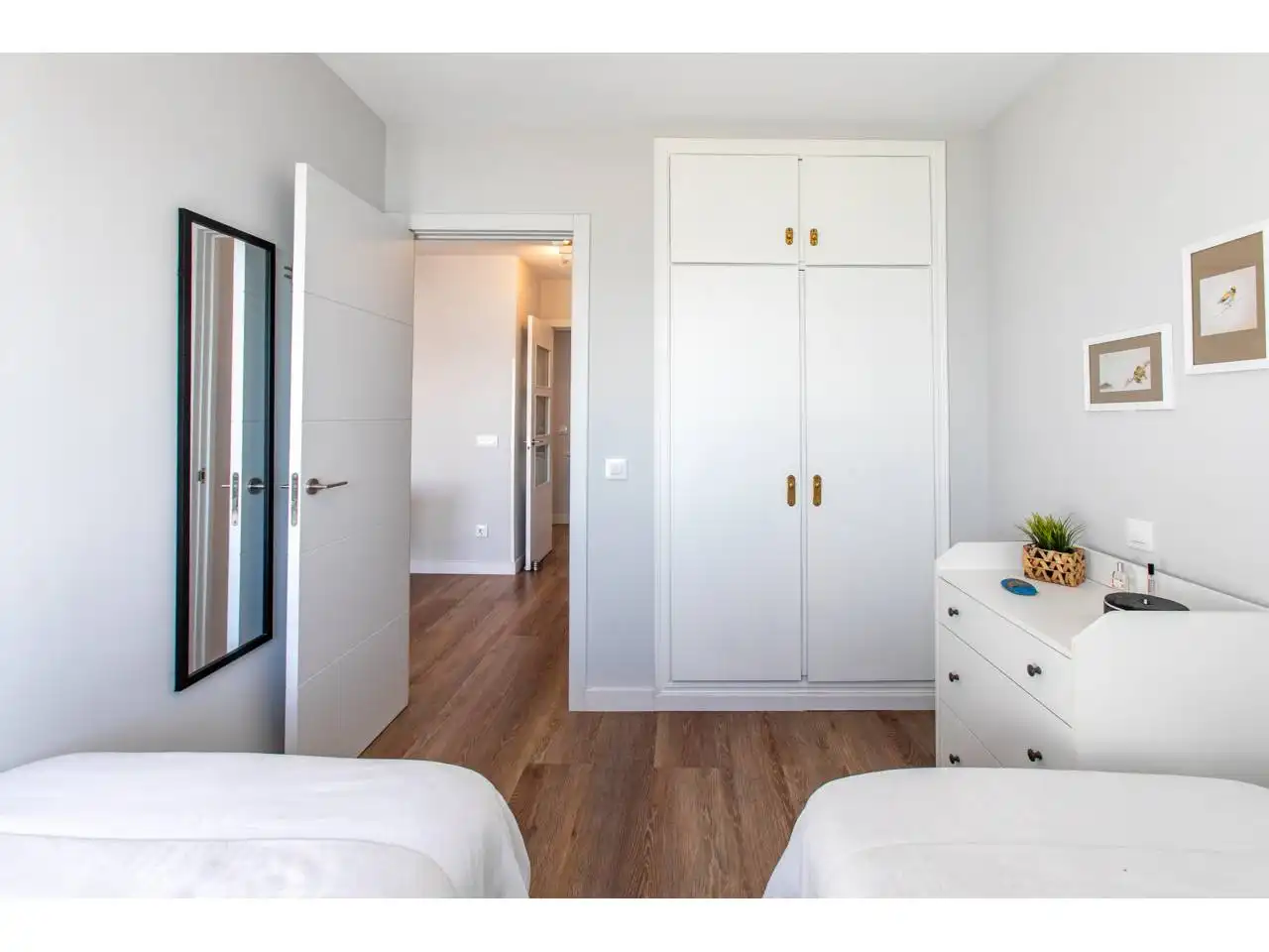 Bedroom of Flat for rent in Rincón de la Victoria  with Air Conditioner, Terrace and Furnished
