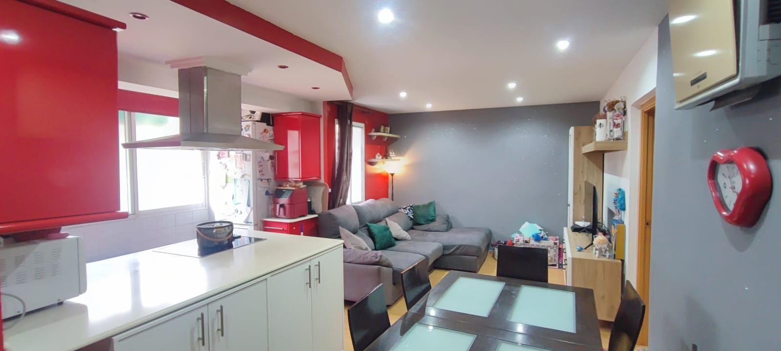 Living room of Flat for sale in  Valencia Capital  with Air Conditioner and Heating