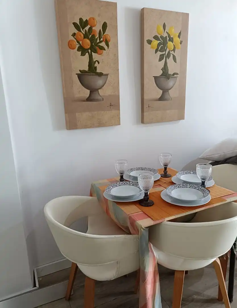 Dining room of Flat for rent in Cullera  with Terrace and Furnished