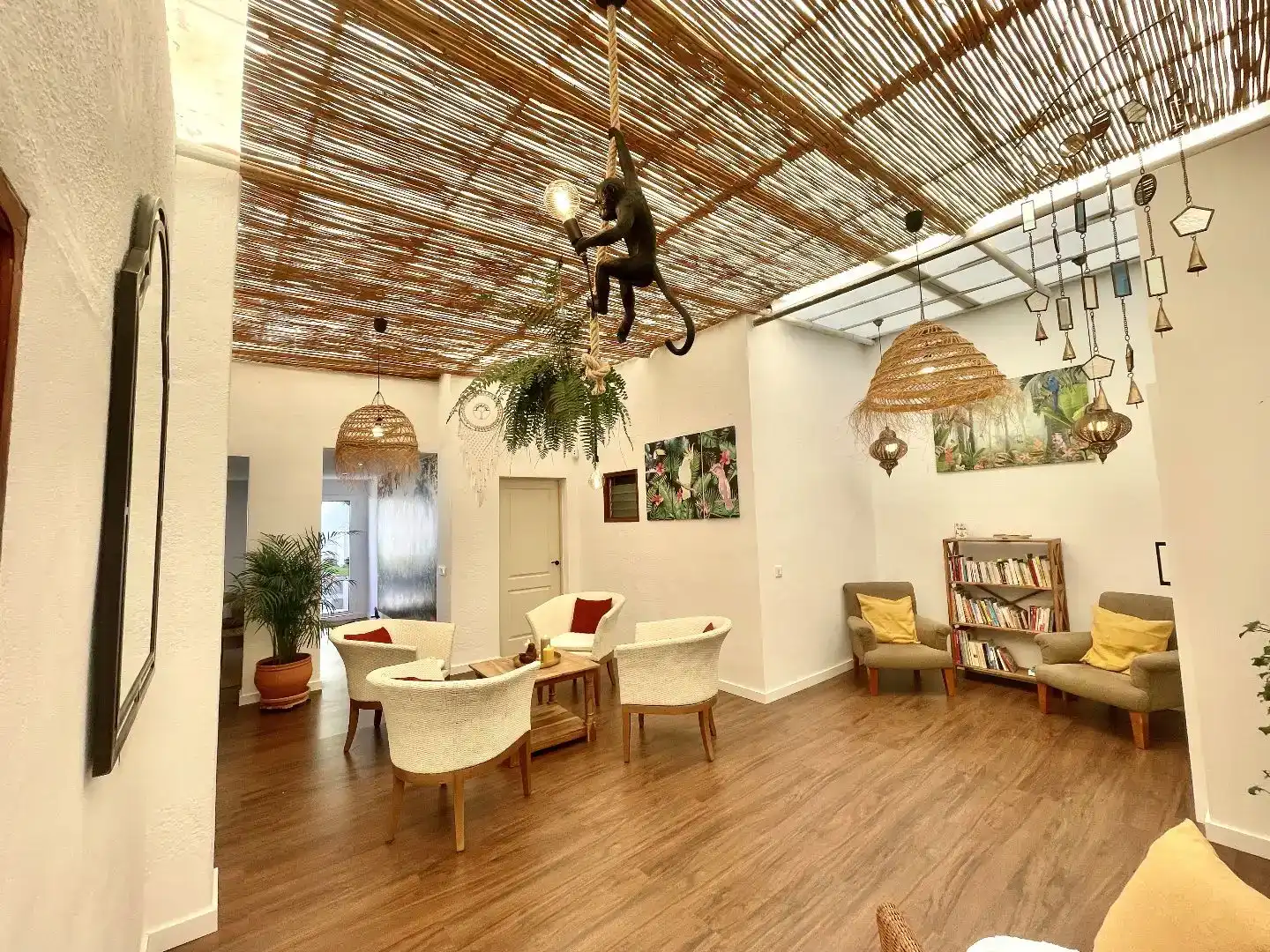 Living room of Houses for sale in La Guancha  with Private garden, Parquet flooring and Furnished