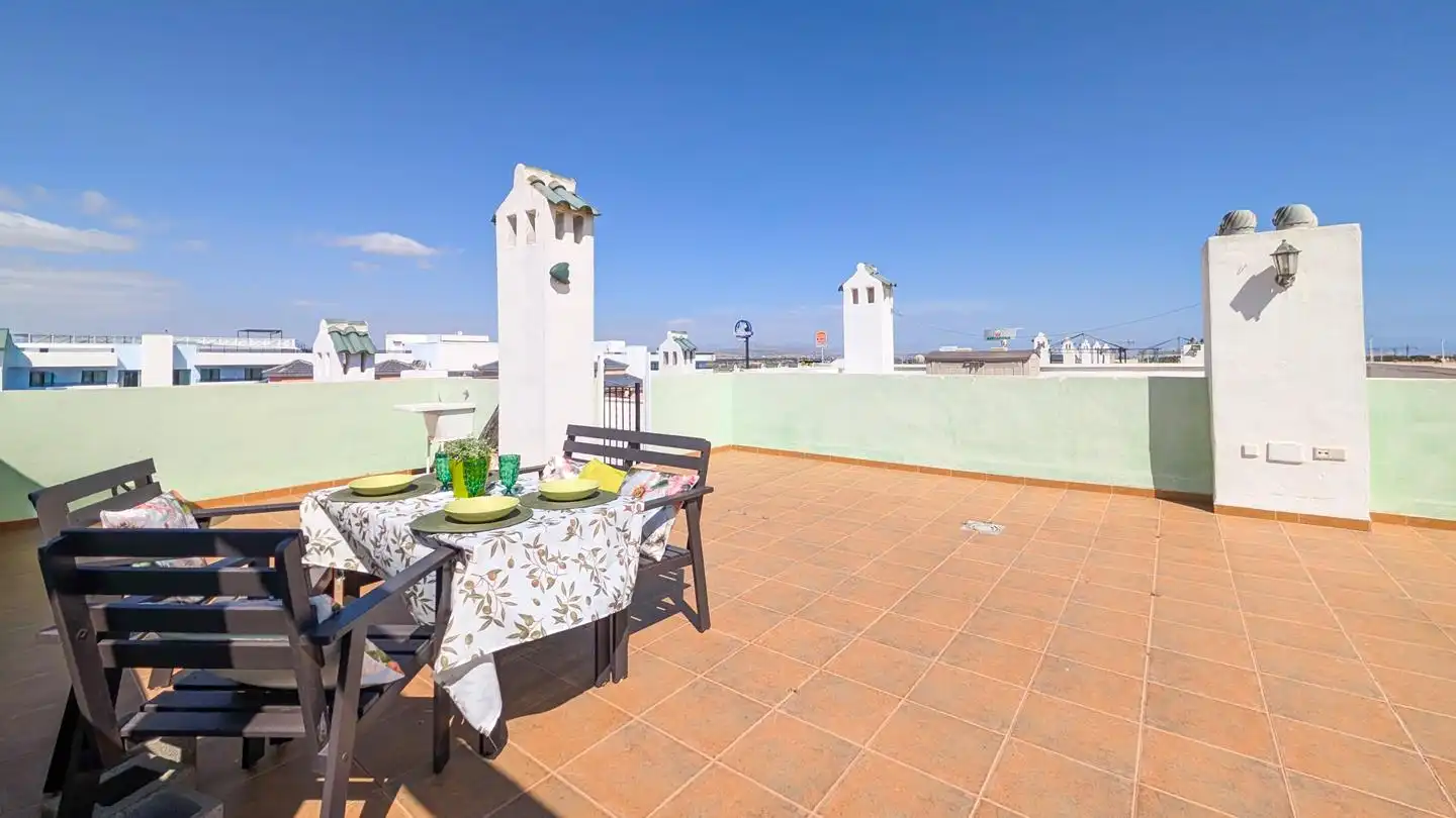 Terraza de Casa adosada en venta en Santa Pola con Aire acondicionado, Jardín privado y Terraza