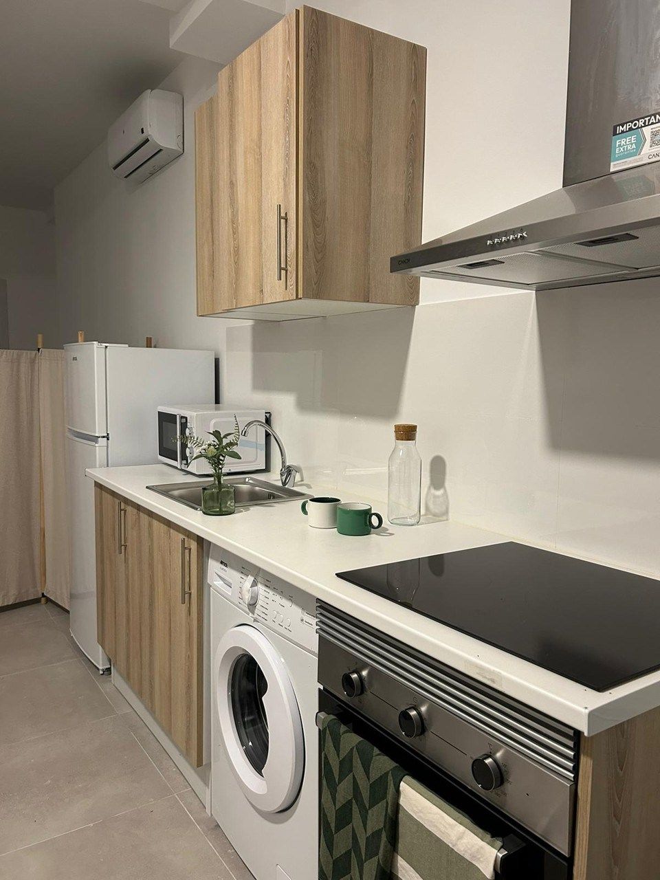 Cocina de Piso de alquiler en Moncada con Aire acondicionado y Amueblado