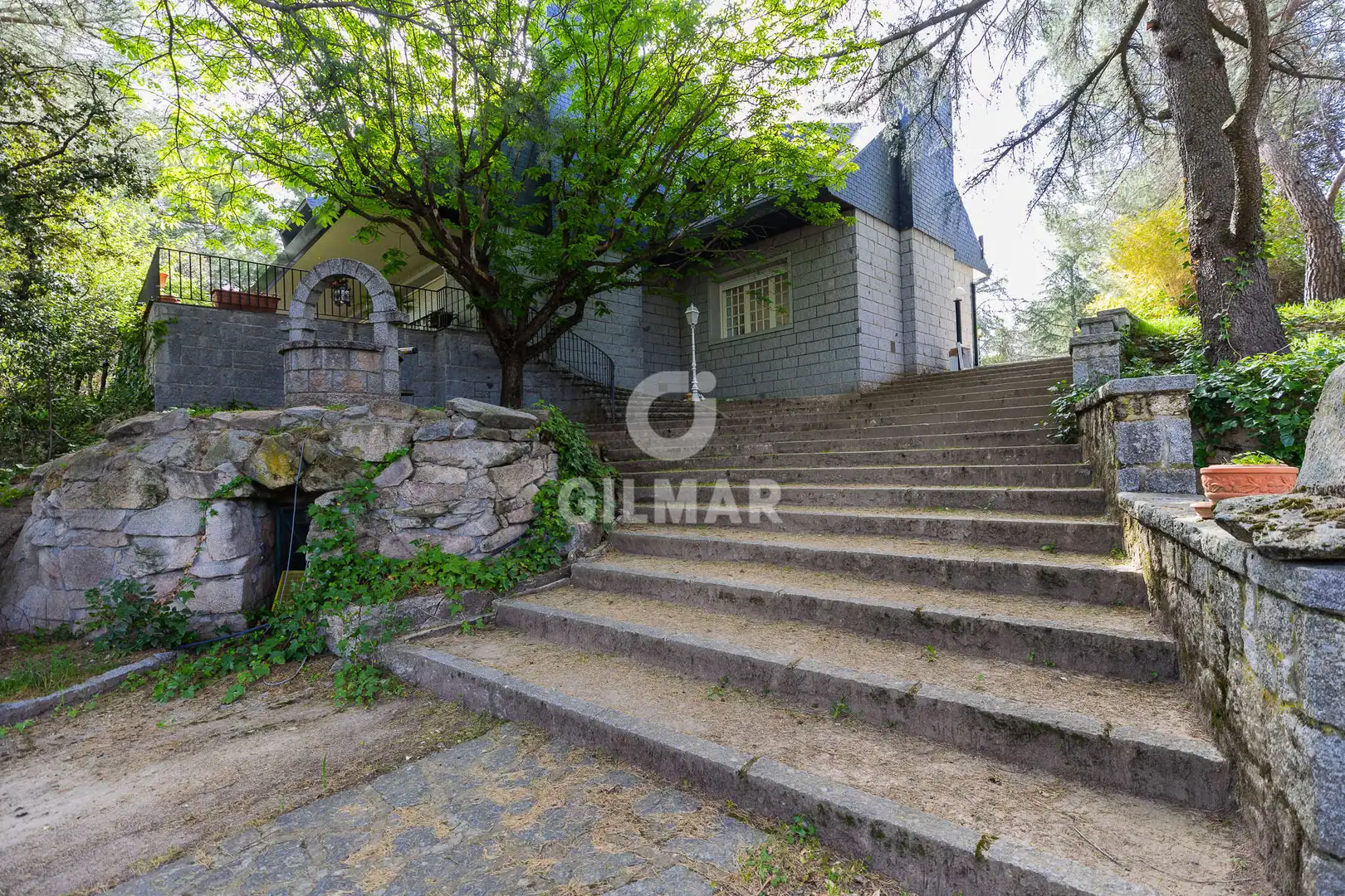 Vista exterior de Casa o chalet en venta en Collado Villalba con Calefacción