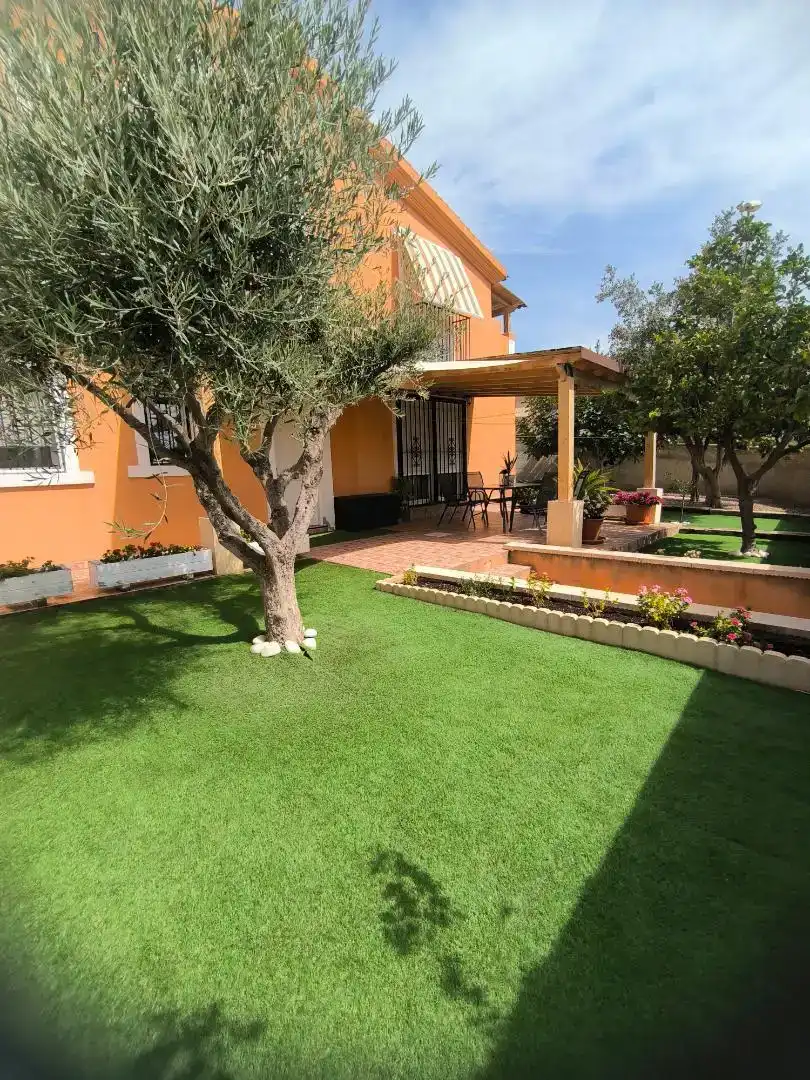 Terraza de Casa o chalet en venta en Mutxamel con Aire acondicionado, Jardín privado y Trastero