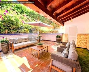 Terrace of Single-family semi-detached for sale in Málaga Capital  with Air Conditioner, Heating and Private garden