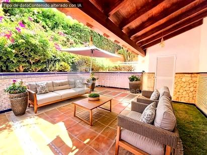 Terrassa de Casa adosada en venda en Málaga Capital amb Aire condicionat, Calefacció i Jardí privat