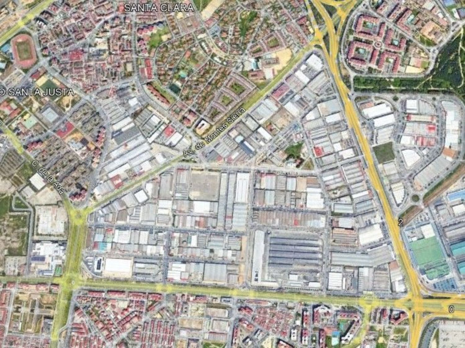 Vista exterior de Nau industrial de lloguer en  Sevilla Capital