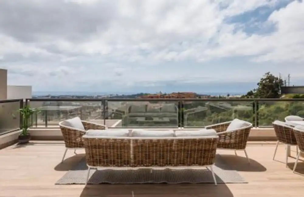 Terrace of Attic for rent in Marbella  with Air Conditioner, Terrace and Swimming Pool