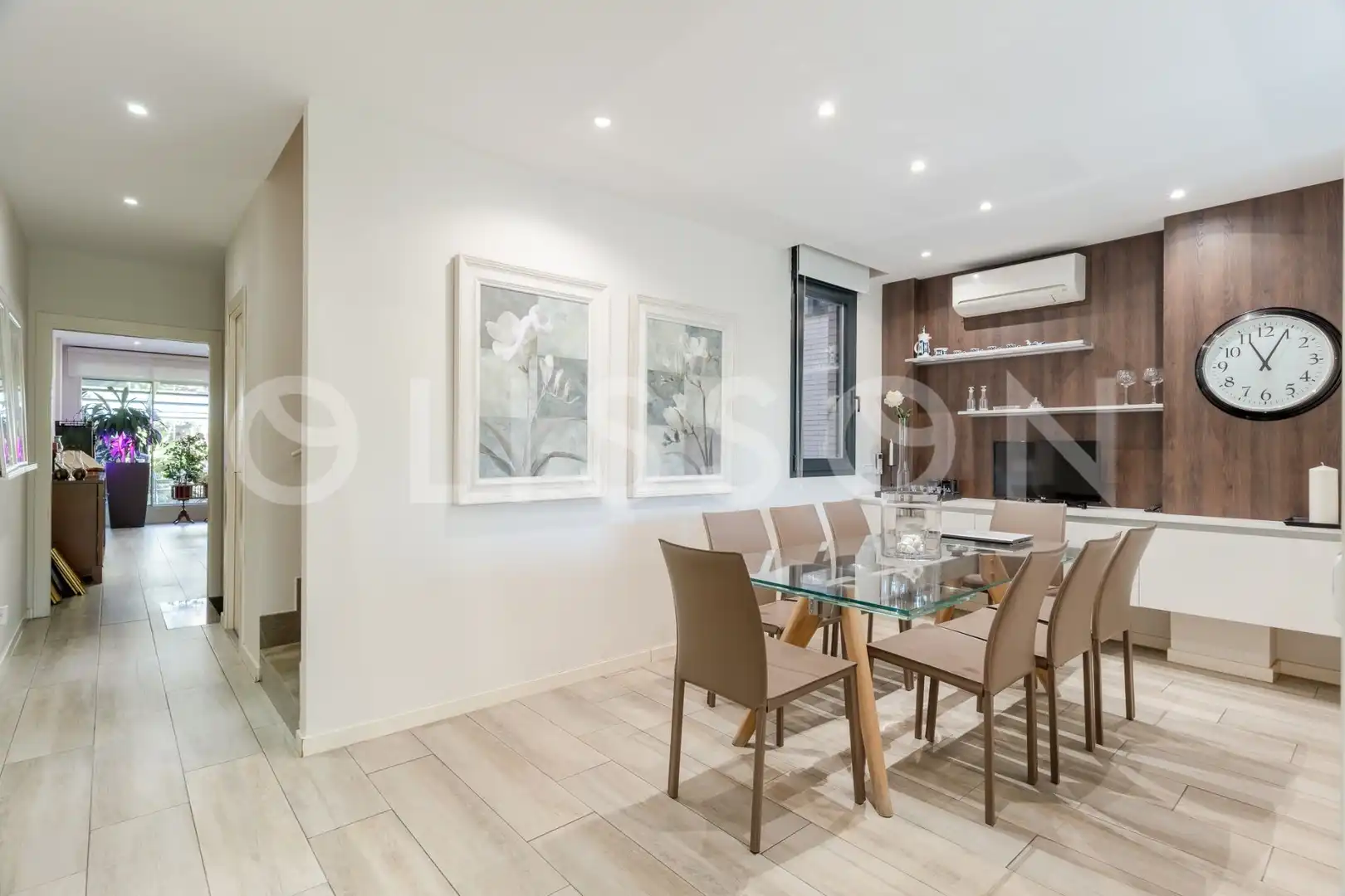 Dining room of Detached homes for sale in Madrid  with Air Conditioner, Heating and Private garden