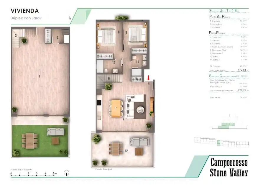 Duplex with pool for sale in Calle Calle brasil, imagen 48