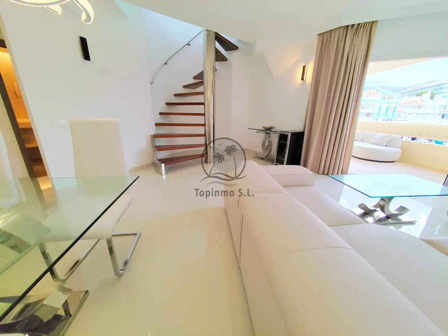 Living room of Duplexes for sale in Benalmádena  with Air Conditioner, Heating and Terrace