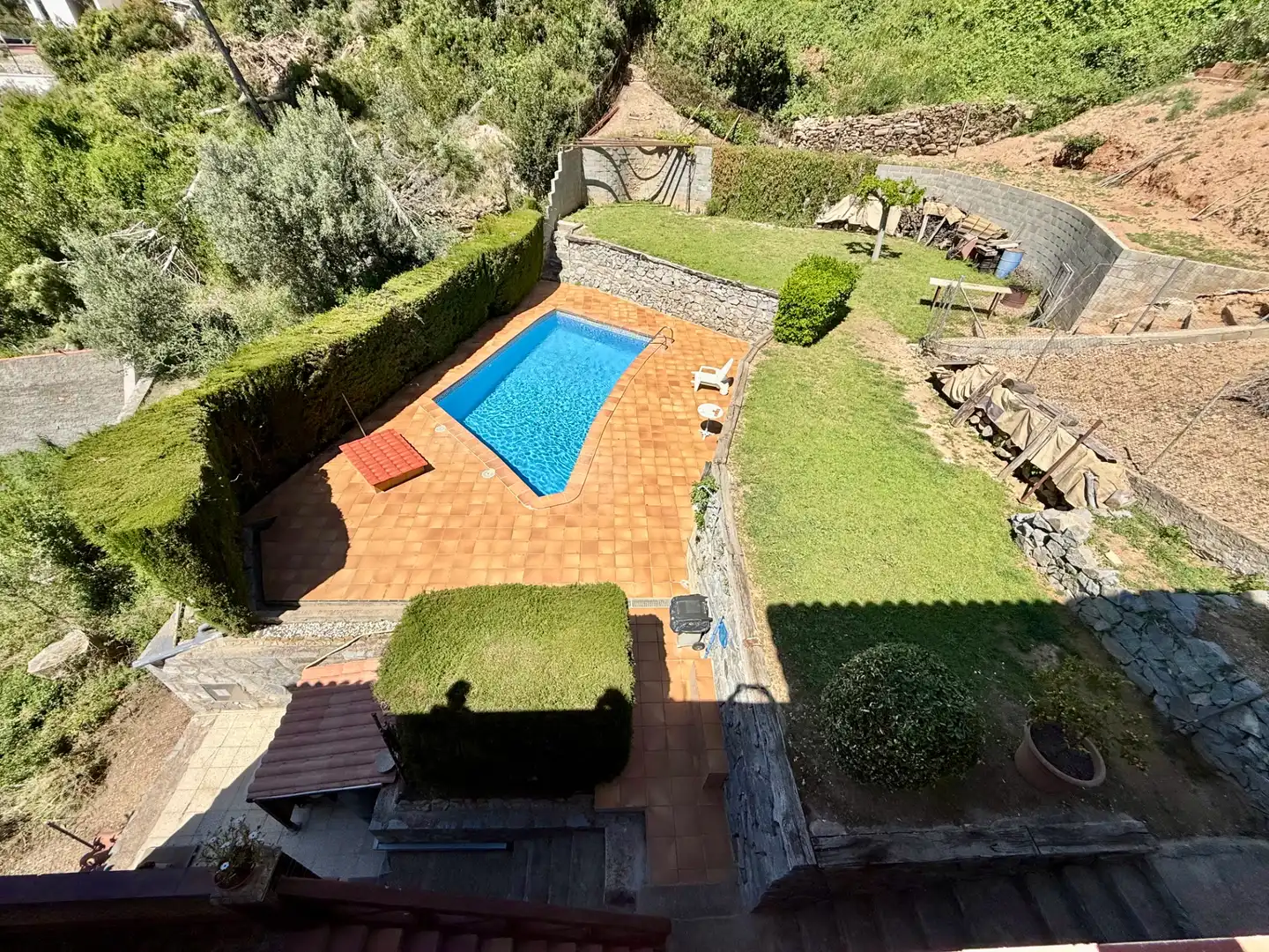 Swimming pool of Houses for sale in Torrelles de Llobregat  with Heating, Private garden and Terrace