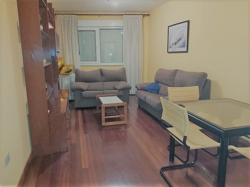 Sala d'estar de Apartament de lloguer en Lugo Capital amb Calefacció, Moblat i Forn