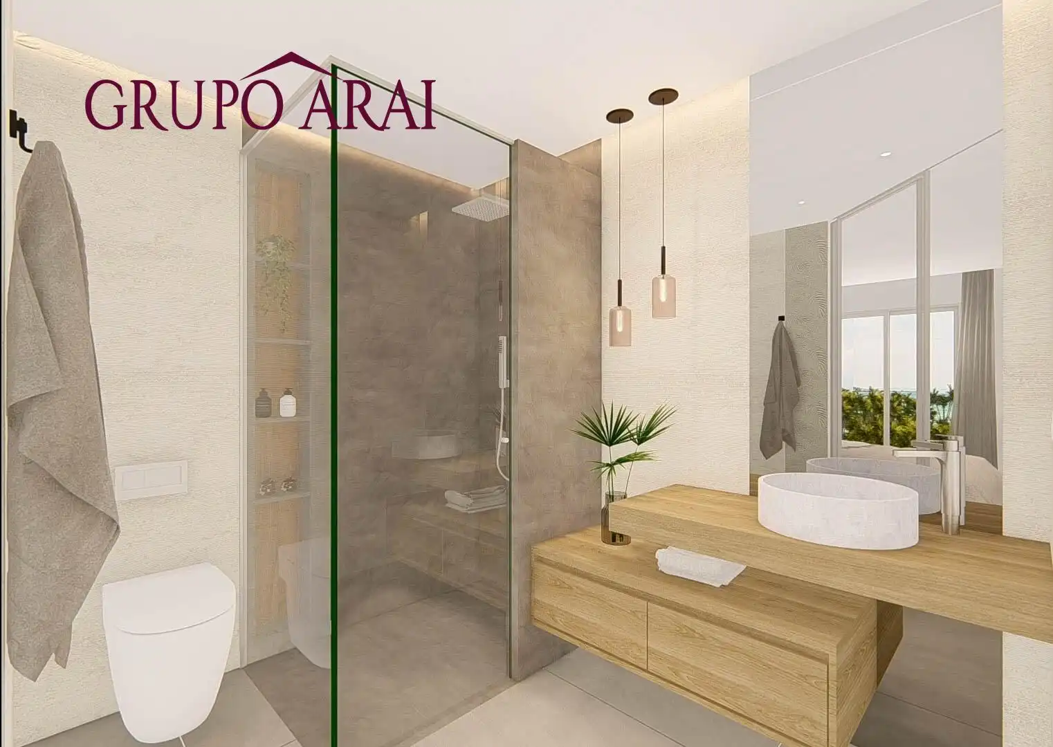 Bathroom of Flat for sale in Guardamar del Segura  with Air Conditioner, Heating and Private garden