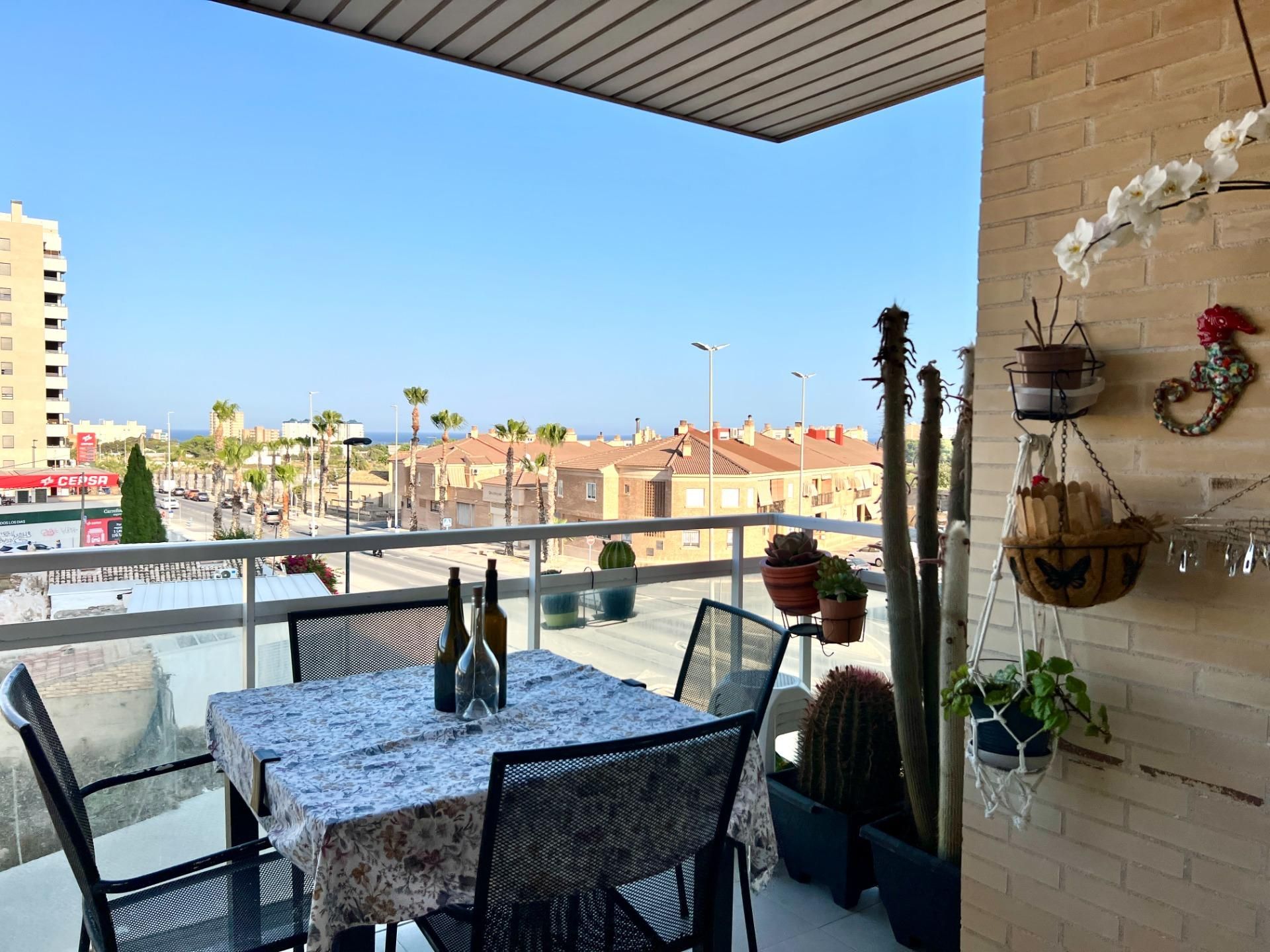 Terrace of Flat for sale in El Campello  with Air Conditioner, Heating and Private garden