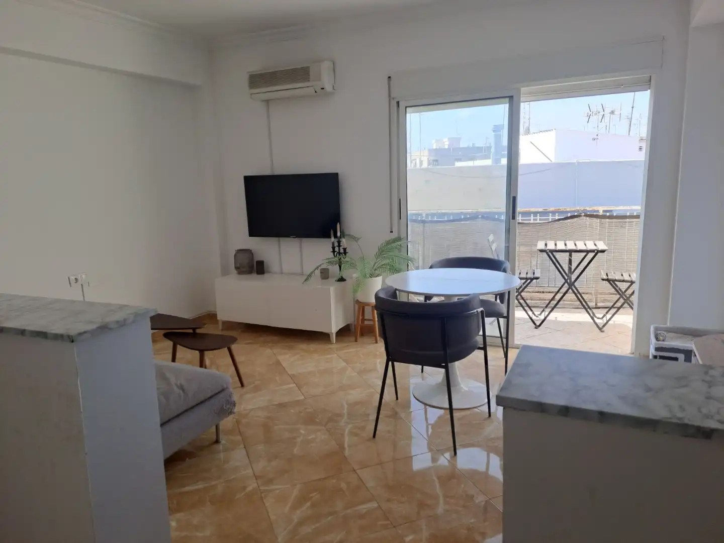 Sala de estar de Piso en venta en Manises con Aire acondicionado y Terraza