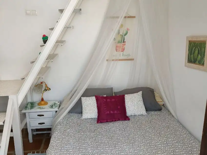 Dormitori de Casa o xalet en venda en San Roque amb Aire condicionat, Terrassa i Balcó