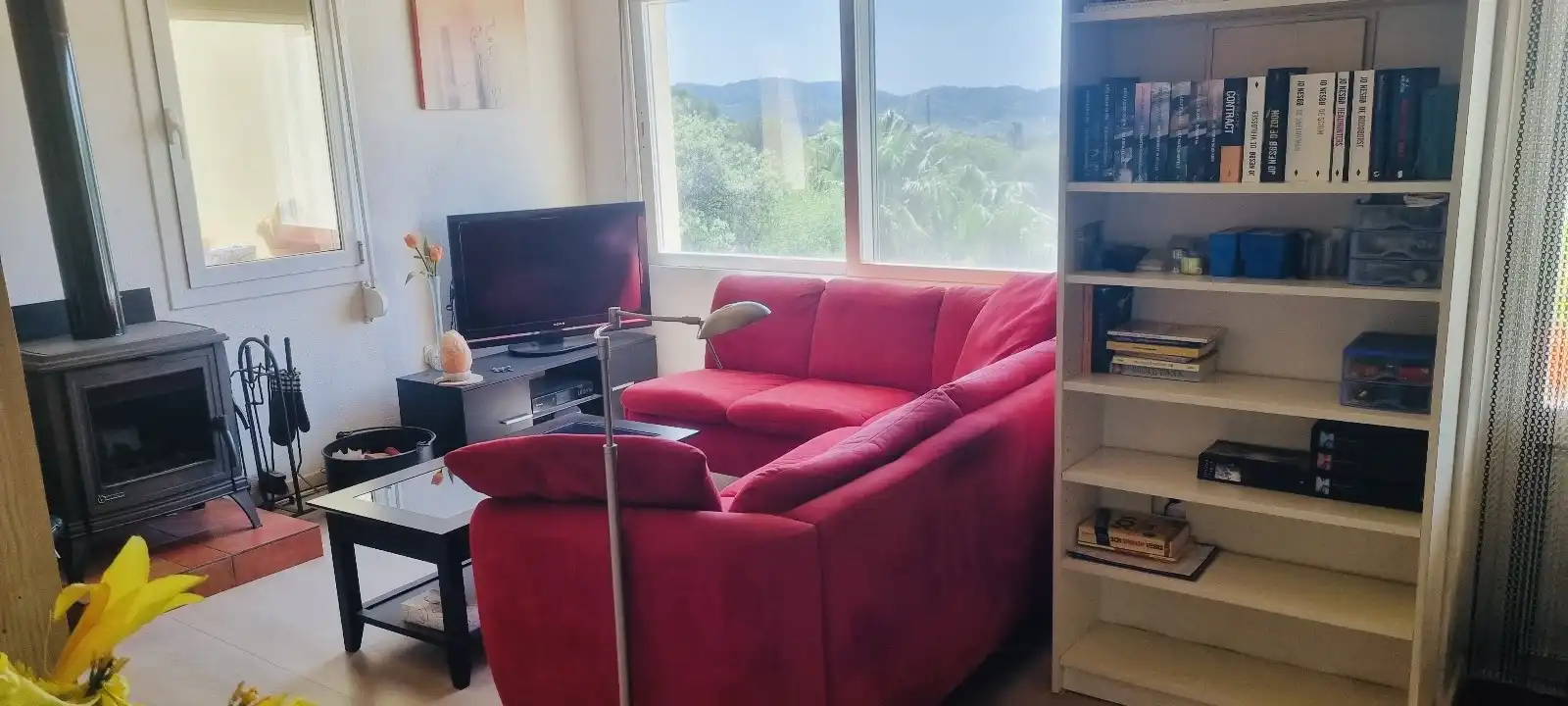Sala de estar de Casa o chalet en venta en Xaló con Aire acondicionado, Calefacción y Jardín privado