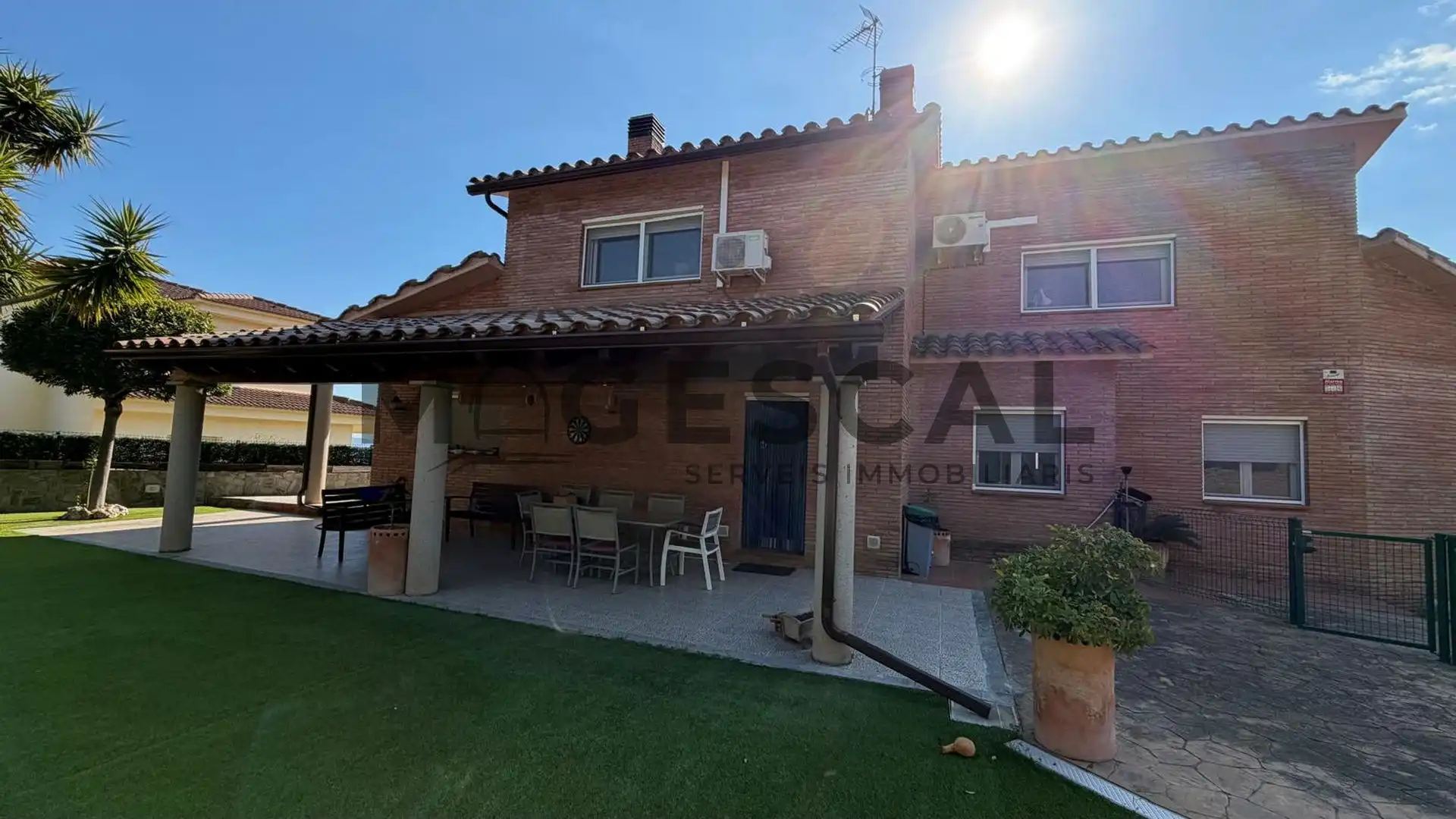Garden of Houses for sale in Caldes de Montbui  with Air Conditioner, Heating and Terrace