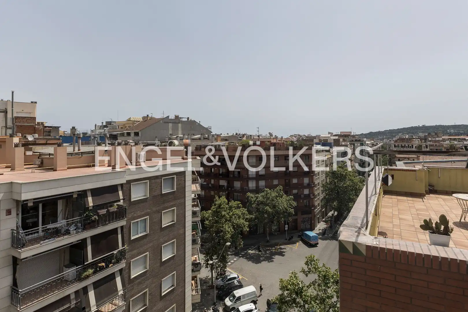 Außenansicht von Dachboden zur Miete in Barcelona mit Klimaanlage, Heizung und Parkett
