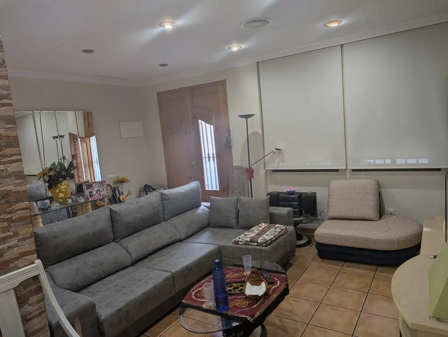 Living room of Houses for sale in Albal  with Air Conditioner, Terrace and Furnished