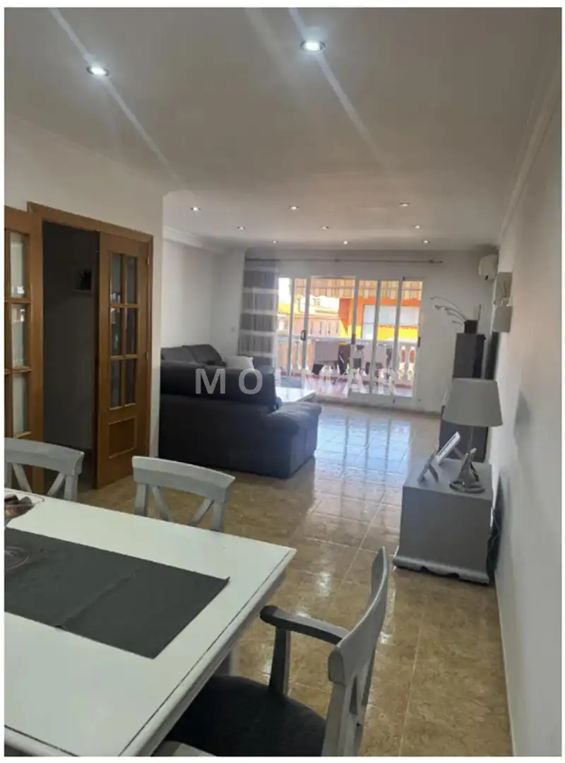 Wohnzimmer von Wohnung zum Verkauf in Burriana / Borriana mit Klimaanlage, Terrasse und Möbliert