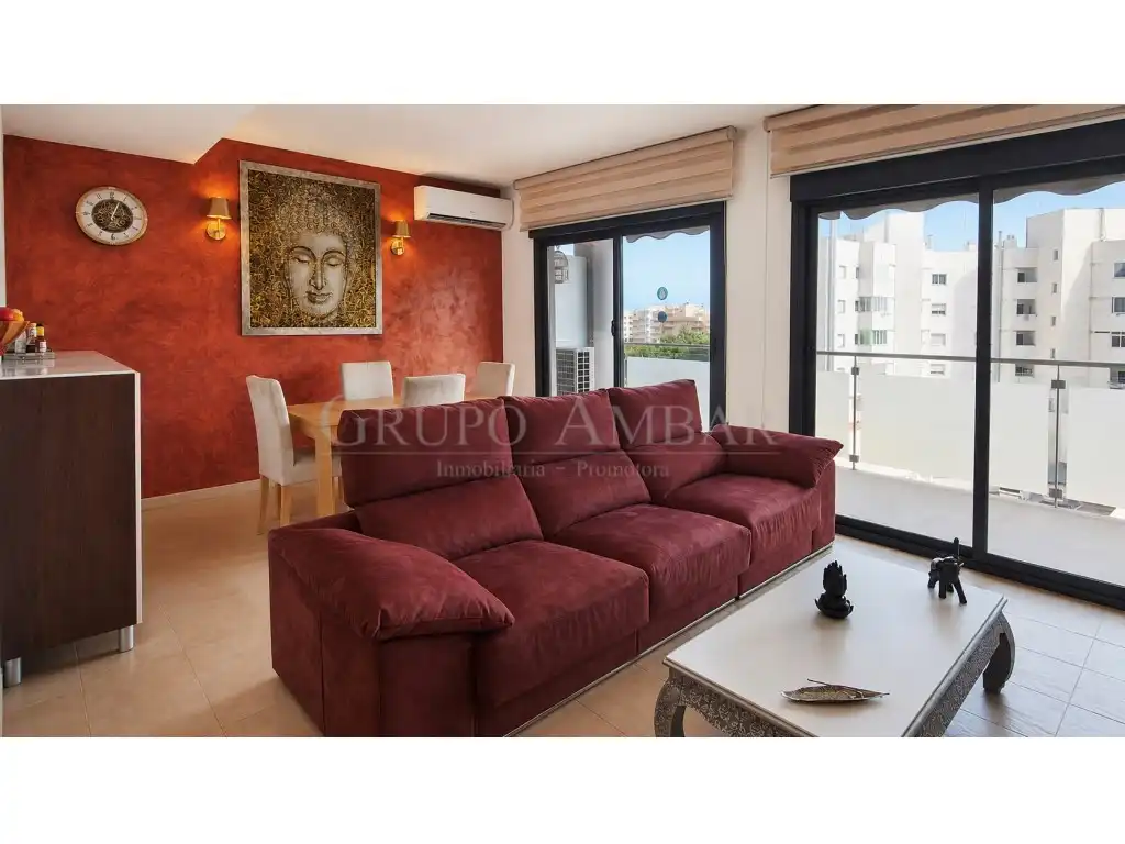 Living room of Duplexes for sale in Eivissa  with Air Conditioner and Furnished