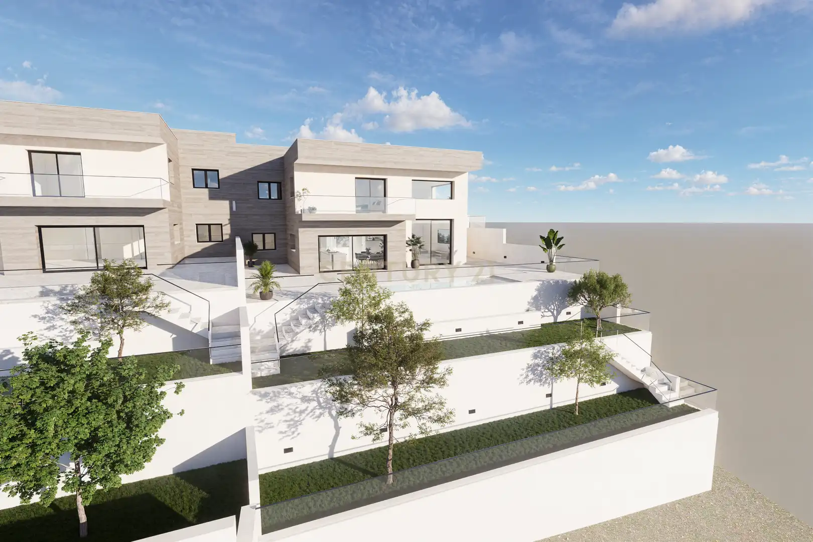 Exterior view of Houses for sale in La Zubia  with Storage room, Swimming Pool and TV