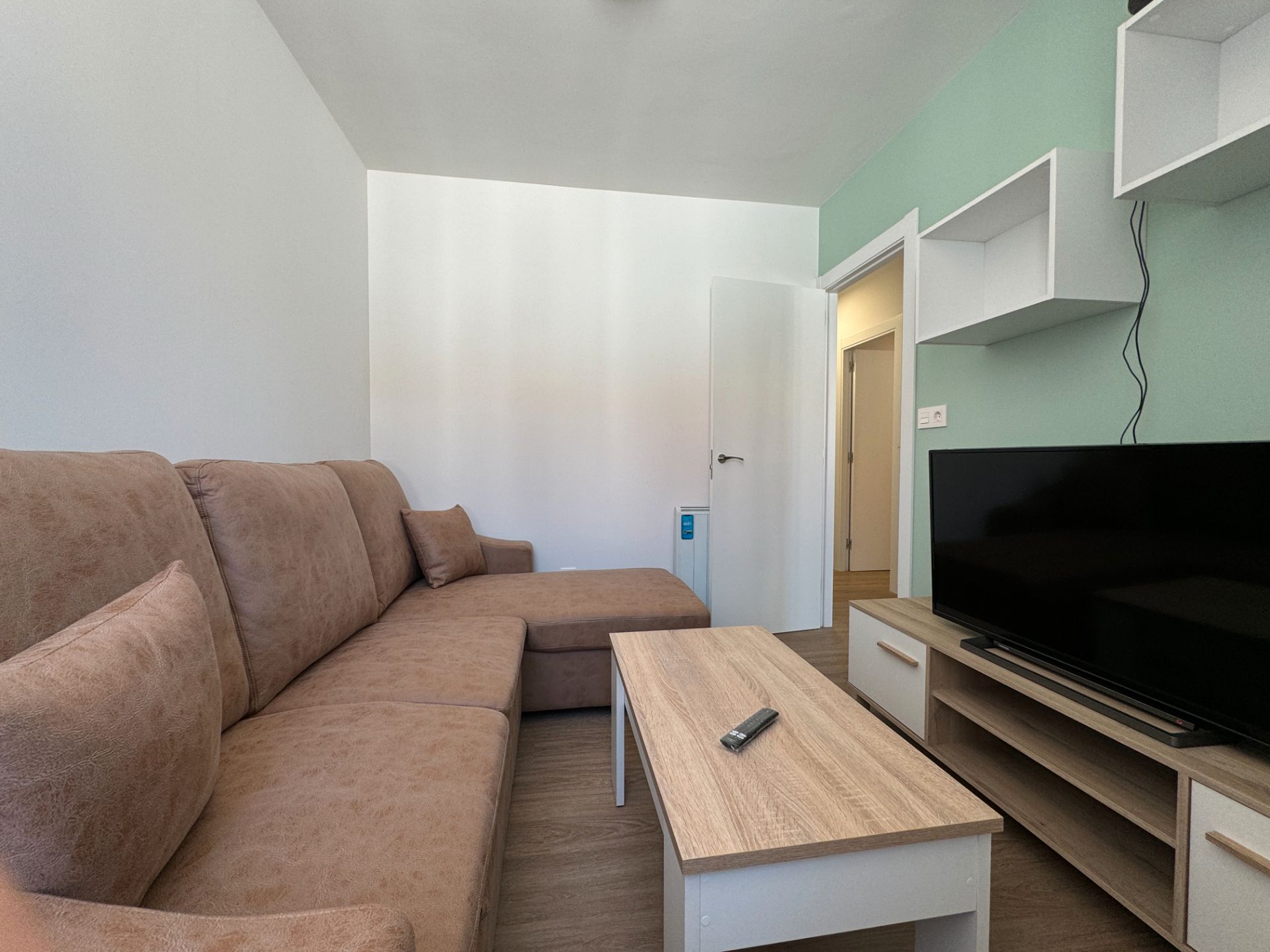 Sala de estar de Piso de alquiler en Santiago de Compostela  con Calefacción y Amueblado