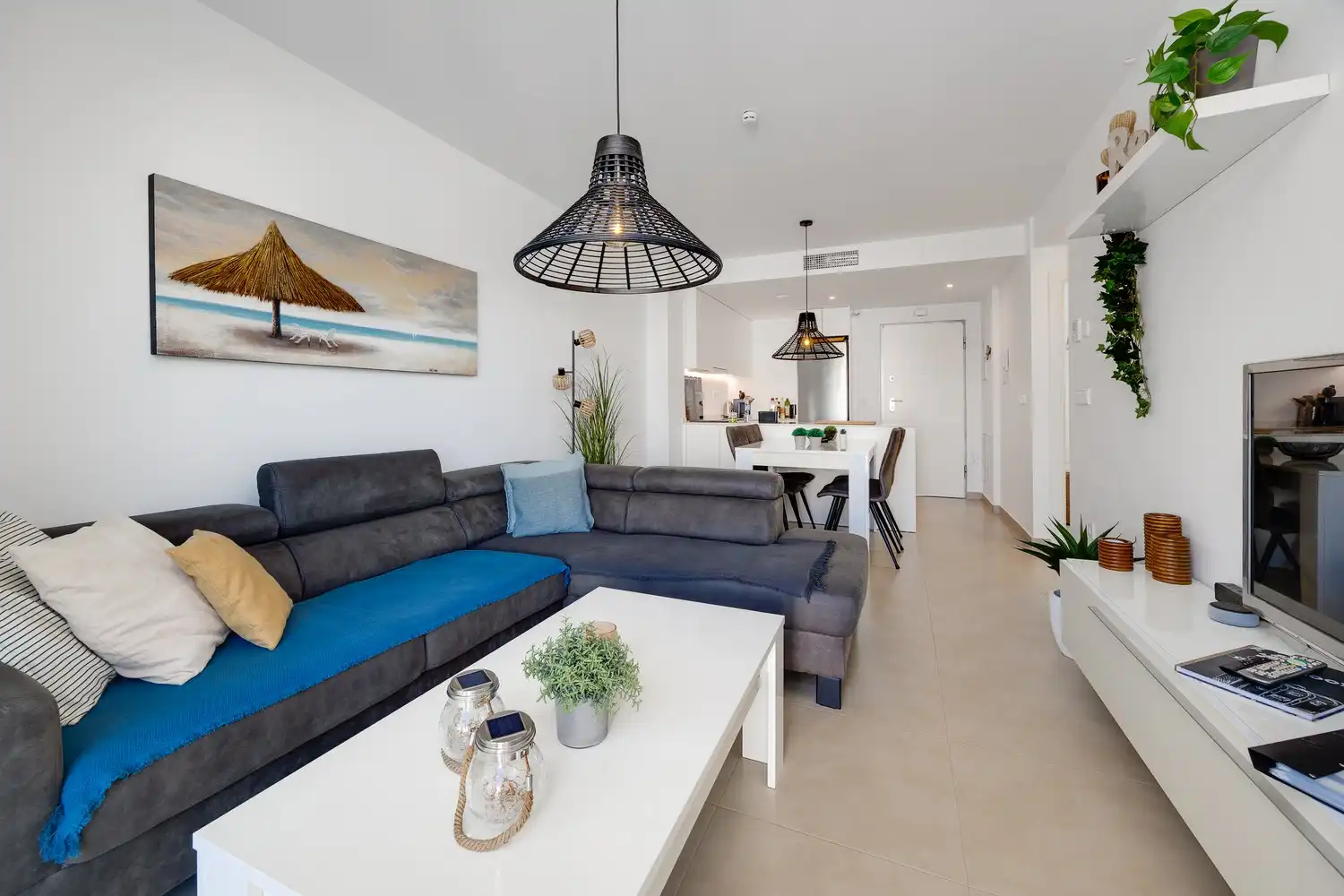 Sala de estar de Apartamento en venta en Pilar de la Horadada con Terraza