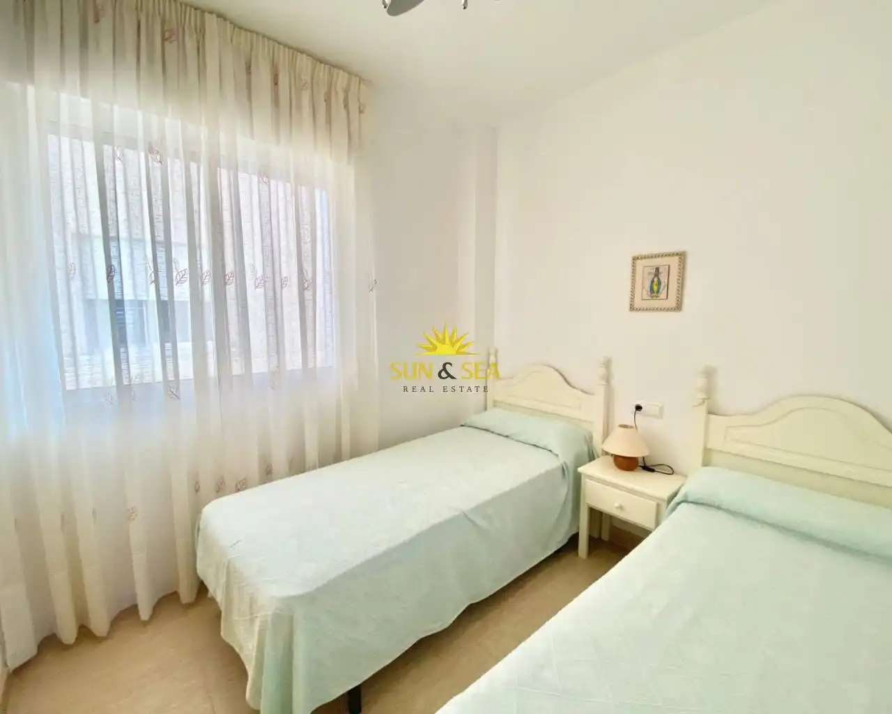 Habitación de Apartamento de alquiler en Cartagena con Aire acondicionado, Calefacción y Piscina