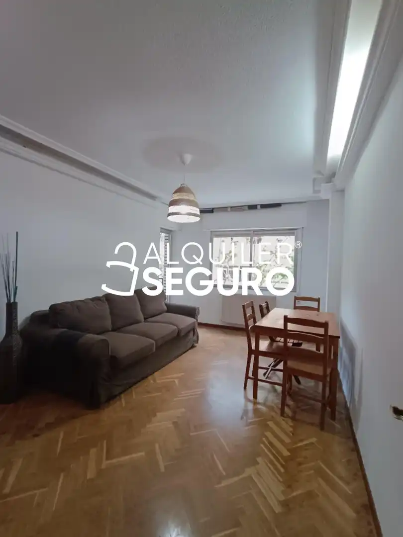 Living room of Flat for rent in Parla  with Heating, Terrace and Furnished