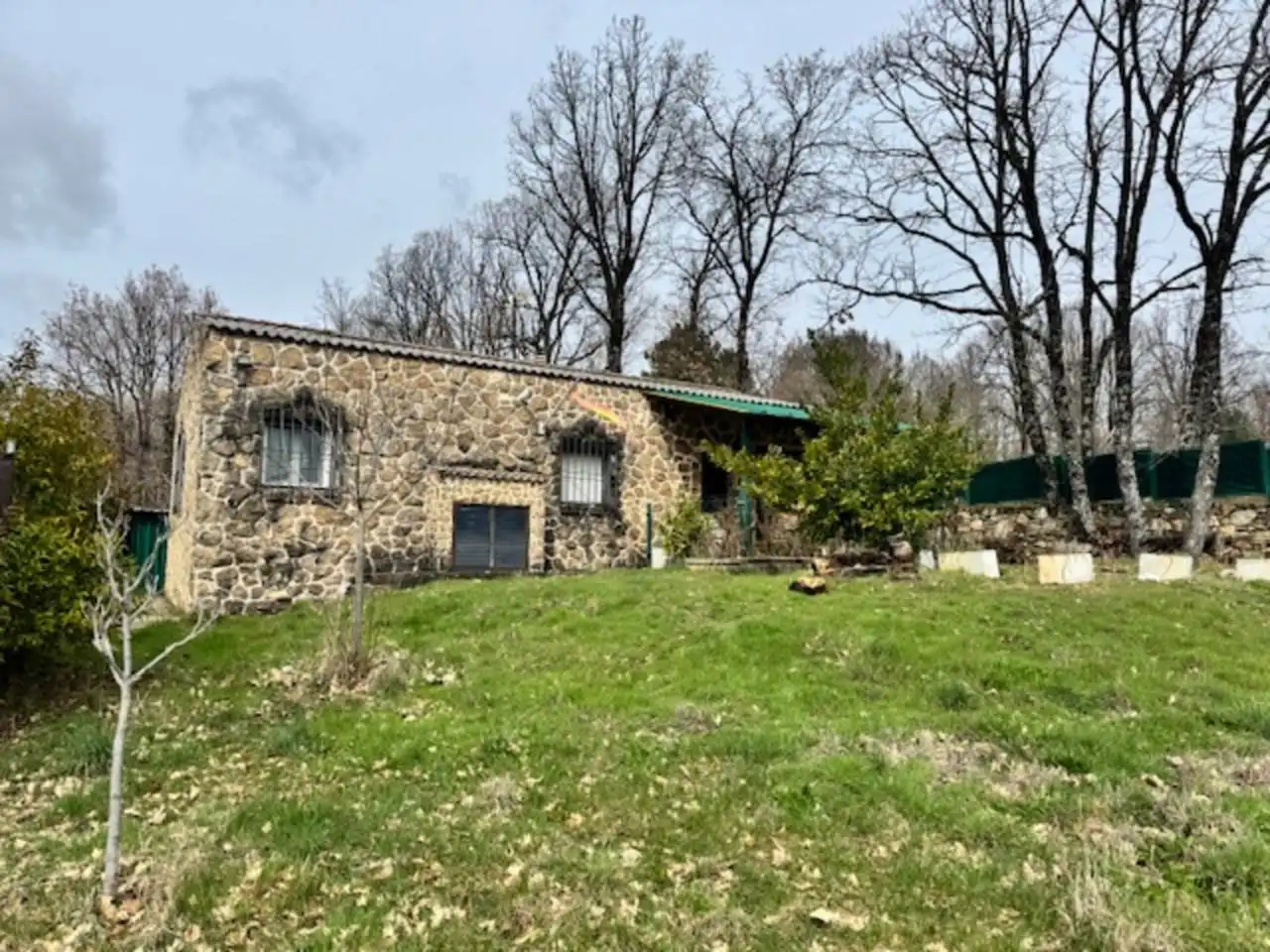 Vista exterior de Casa o chalet en venta en La Acebeda con Calefacción, Jardín privado y Terraza